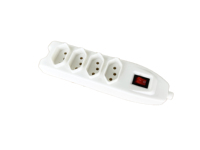 Prise brésilienne 10A Commutateur de prise de rangée brésilienne à 4 positions Connexion électrique à 6 sorties pour un usage domestique Longueur de câble 1.5 m10A
