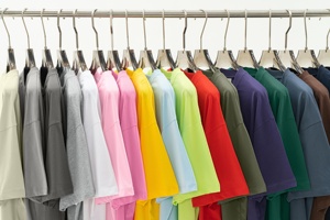 Nouveau T-<span class=keywords><strong>shirt</strong></span> en coton épais pour homme 2026, imprimé, assorti pour couple, avec lettres, style décontracté chic, minimaliste et polyvalent - Product Image 3