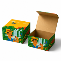 Boîte cadeau pliable magnétique en carton rigide noir, personnalisable avec logo imprimé, pour vêtements, cosmétiques, chaussures, emballage pliable
