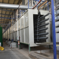 Station de préparation de peinture portable, moteur PLC, roulement, peinture en poudre, four de séchage, cabines de pulvérisation pour ligne de production de revêtements