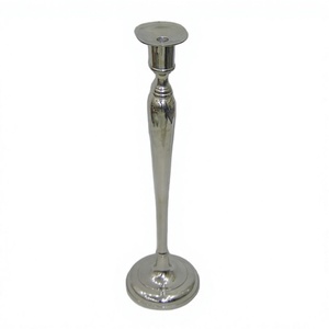 Aluminium <b>Candle</b> Holder Pillar Nickel Plated Elegant <b>Candle</b> <b>Stand</b> for Table Decoration Other Home Decorative Candlestick <b>Stand</b> - Product Image 1