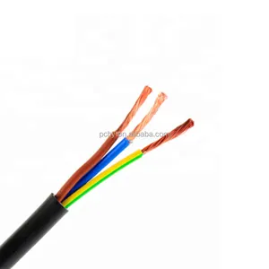 Flexible Soft Electrical Power Cable RV RVV Copper 0.5mm 0.75mm 1mm 1.5mm 2mm 2.5mm 4mm 6mm OEM Insulated wire cables housed