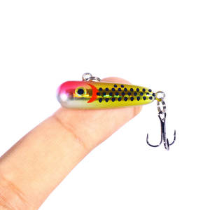 <span class=keywords><strong>Ensemble</strong></span> de leurres de pêche coulants miniatures 35 mm 2,3 g en plastique dur, leurres crayon coulants pour la pêche au bar et au poisson-chat - Product Image 2