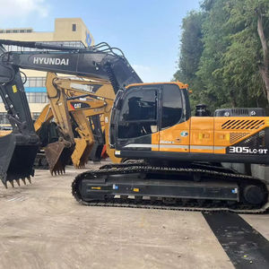Excavatrice d'occasion Hyundai 305LC-9T à haut rendement, poids opérationnel de 35 tonnes, modèle 2020, moteur industriel lourd de qualité Hawe - Product Image 1