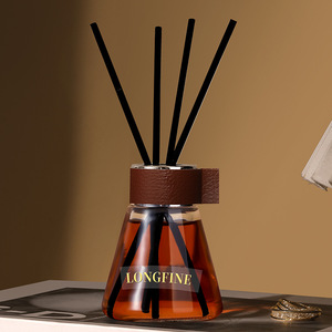 Ornement de salle de bain d'intérieur de luxe haut de gamme en verre pour hôtel, diffuseur d'arômes sans flamme, fraîcheur longue durée, roseau 50 ml, <span class=keywords><strong>iris</strong></span> - Product Image 4