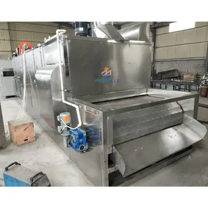 Automatic Electric Gas Sunflower Seeds Roaster Continuous Pistachio Roasting And Cooling Machine