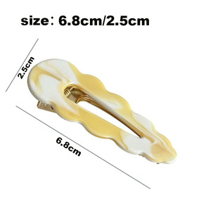 Nuovi Accessori per Capelli Eleganti 2025, Fermaglio Fantasia per Donne, Colori Personalizzati, Clip per Capelli in Acetato a Forma di Nuvola - Product Image 2