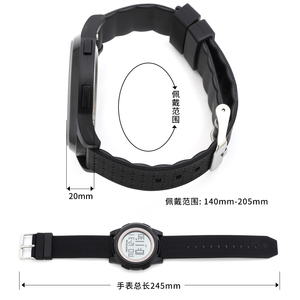 Montre de sport numérique ultra-fine minimaliste pour homme, résistante à l'eau, grand <span class=keywords><strong>écran</strong></span> LED rétroéclairé, alarme, date, <span class=keywords><strong>chronomètre</strong></span>, utilisation <span class=keywords><strong>en</strong></span> extérieur - Product Image 6