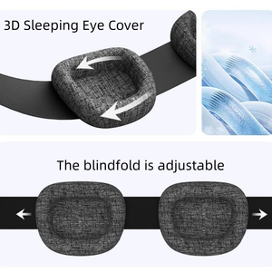 Customized Logo Adjustable Travel 3D <b>Eye</b> Mask Stress Free Night <b>Sleep</b> <b>Eye</b> Mask <b>for</b> Men and Women - Product Image 5