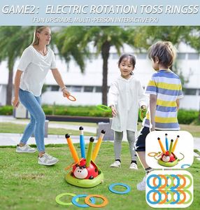 Ensemble de jeu interactif 3-en-1 pour le sport et le divertissement : Corde à sauter, Catapulte circulaire, Lanceur de fusées aériennes et Compétition de puzzles - Product Image 2