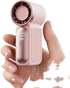 2026 <b>Mini</b> Handheld 100 Speeds, <b>Usb</b> Rechargeable Turbo With Digital Display, 18H Long Battery Portable Pocket <b>Fan</b> - Product Image 1