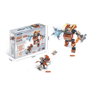 Enjoystar tự làm biến dạng chiến tranh Robot Mô hình hành động con số 3D Câu Đố Mini Máy một chiến binh xây dựng khối đồ chơi thiết lập - Product Image 5