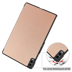 Housse de <span class=keywords><strong>tablette</strong></span> en cuir PU + PC avec fonction de mise en veille automatique, antichoc, pliable en trois parties, <span class=keywords><strong>pour</strong></span> <span class=keywords><strong>Samsung</strong></span> Tab S11 Ultra (SM-X930) 14,6 pouces - Product Image 3