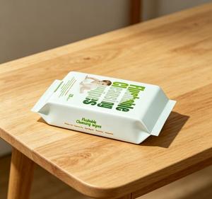 100% <span class=keywords><strong>biodégradable</strong></span>. Lingettes lavables pour adultes en matériau écologique. Lingettes humides pour toilettes à base de plantes. Papel Higienico Humedo <span class=keywords><strong>WC</strong></span> - Product Image 5