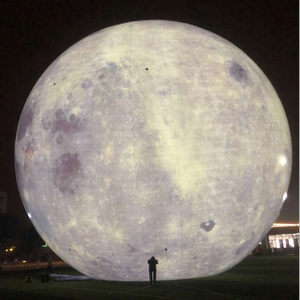 Globos inflables de planeta con iluminación LED personalizada, Tierra, Luna, Júpiter, Saturno, Urano, Neptuno, Mercurio, Venus para decoración de fiestas - Product Image 6