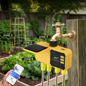 Bestseller 4 Water Out Automatic Irrigation <b>Timer</b> Waterproof Outdoor Garden Water <b>Timer</b> System - Product Image 1