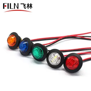 Lampu Rem Mobil, Lampu Pilot Indikator Peringatan Sinyal Merah 22Mm 12V