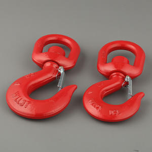 Kait katrol pengangkat rantai derek putar dengan Grendel pengaman akhir polos untuk aplikasi pertambangan - Product Image 2