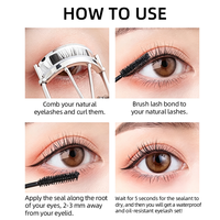 Mascara Crème OEM à Tenue Longue Durée, Effet Courbe, Imperméable, Volume et Séparation des Cils, Fourniture en Gros de Cosmétiques