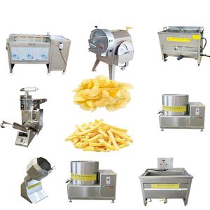 30 kg/giờ quy mô nhỏ bán tự động khoai tây chiên đông lạnh khoai tây chiên dây chuyền sản xuất máy làm Mini - Product Image 1