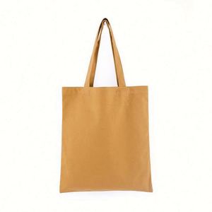 Sacs en toile vierges de couleur unie, portables, pour la vente en gros, idéaux comme cadeaux pour étudiants - Product Image 3