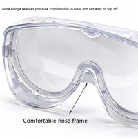 Lunettes de sécurité pour soudage ventilées 120 mm, anti-impact, anti-poussière, anti-vent, résistantes aux UV, lunettes de protection