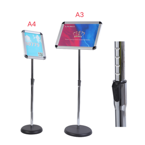 Base de Acero Estable para Exhibición de Señalización Promocional en Interiores - Product Image 4