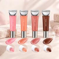 Baume à lèvres minéral de haute qualité avec paillettes, hydratant, parfum chocolat blanc, teinte à lèvres waterproof