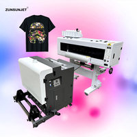 T-shirt d'imprimante numérique Zunsunjet Pullmachine d'impression chemise Sc H600 60cm imprimante DTF I3200-A1
