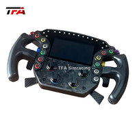 Volant de course en fibre de carbone pour IRacing Assetto Corsa sc Simulator Cockpit Compatible avec la plate-forme PS2 Volant de jeu