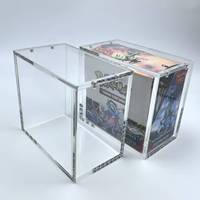 Boîte acrylique transparente résistante aux UV personnalisée pour Elite Trainer avec couvercle magnétique, boîte de renfort acrylique pour Pokemon ETB, étui de protection