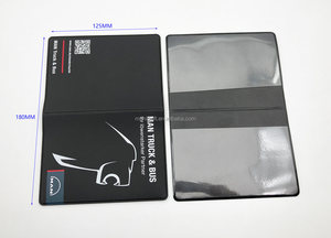 Titular de la <span class=keywords><strong>licencia</strong></span> de <span class=keywords><strong>conducir</strong></span> de esponja de PU suave personalizado Auto Truck Document Paper Wallet Carpeta de PVC para el coche - Product Image 4