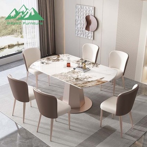Juego <span class=keywords><strong>de</strong></span> Comedor <span class=keywords><strong>de</strong></span> Diseño Interior <span class=keywords><strong>de</strong></span> Alta Gama Wayon, Mesa <span class=keywords><strong>de</strong></span> Comedor Flexible y Expandible <span class=keywords><strong>para</strong></span> Uso en Hoteles Boutique - Product Image 3