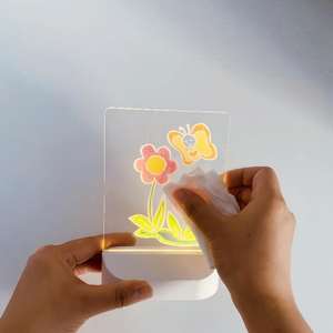 Innovadora tableta de dibujo LED para niños, tablero de escritura brillante, almohadilla educativa para garabatos, <span class=keywords><strong>Idea</strong></span> de regalo - Product Image 2