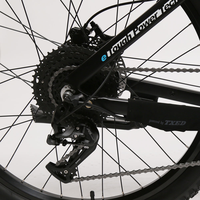 Vélo de montagne électrique à suspension intégrale TXED 48V 500W, 27,5 pouces, batterie lithium 10,4 Ah, double mode tout-terrain, E-MTB