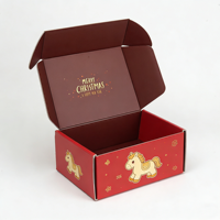 Boîte d'expédition en carton ondulé personnalisée haut de gamme en forme d'avion, recyclable, écologique, avec logo OEM personnalisé pour cosmétiques, vente en gros