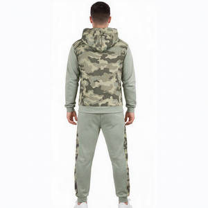 Mens Camo Jogger Sets Casual Pullover Long Sleeve Hoodie & Pants Regular Streetwear & Training <b>Tracksuit</b> Sets 100% Cotton - Product Image 2
