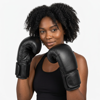 Gants de boxe MMA ajustables en microfibre personnalisables professionnels 10oz pour hommes et femmes, entraînement Sanda, Muay Thai