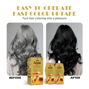 Crème colorante permanente pour cheveux adultes, type eau <span class=keywords><strong>claire</strong></span>, sans tache sur les serviettes, coloration rapide, formule nourrissante riche au ginseng - Product Image 5