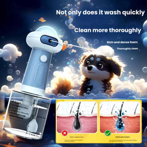 Distributeur automatique de savon pour <span class=keywords><strong>animaux</strong></span> de compagnie, moussoir à shampoing pour chats et chiens, guide de contenance pour le bain des chiens, produit et fournitures pour <span class=keywords><strong>animaux</strong></span> de compagnie - Product Image 6