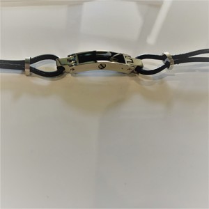 Vintage Silikon-Gliederarmband mit Edelstahl-Verschluss, versilberter Charm-Armreif, Schmuck-Aschebehälter - Product Image 6