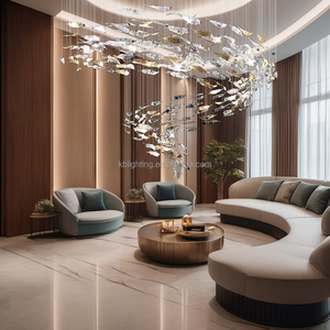 Lighting Drop <b>Ceiling</b> <b>LED</b> Stained Deco Hanging Large Art Chandeliers Lamp Modern <b>Crystal</b> Glass Pendant <b>Light</b> Fixtures - Product Image 4