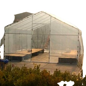 Plástico PE económico Película de 150/200 micrones Túnel de película de un solo tramo Invernadero solar para tomate y pepino - Product Image 2