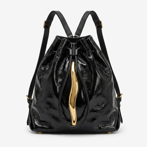 Women Fashion Patent PU Leather Bag Collection Shoulder Bag Crossbody Bag Backpack Travel <b>Handbag</b> Set with Custom Design - Product Image 5