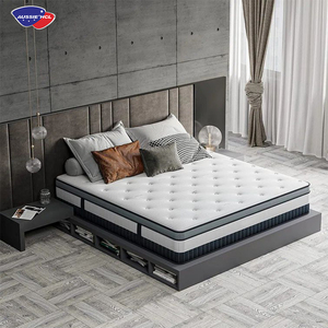 Nệm dày 12 inch Kích thước Vua Gel Bộ nhớ bọt đôi ngủ và nệm lai Nệm lò xo siêu mềm - Product Image 2