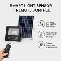 Reflector Solar para Exteriores IP65, Reflector LED de 300W, Impermeable, para Seguridad, Patio, Camping, Jardín, 6500k LED