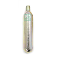 Cartouche de CO2 Hit-air 60cc 48cc 50cc 38g/45g en acier basse pression filetée pour gonflage d'airbag