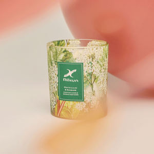 Vela Aromática AIKUN en Frasco de Vidrio con Cera Natural para el Hogar, Bodas, Venta al por Mayor - Product Image 5