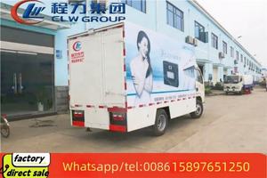 मोबाइल कॉन्सर्ट पोडियम स्टेज बॉक्स ट्रक 4x2 की अगुवाई वाली रोड शो हाइड्रोलिक डंप विज्ञापन स्टेज ट्रक - Product Image 6