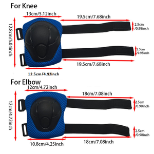 Set di protezione del gomito e del polso per bambini per Skateboard ruota di equilibrio che pattina ingranaggio protettivo ispessito fabbrica all'ingrosso - Product Image 6